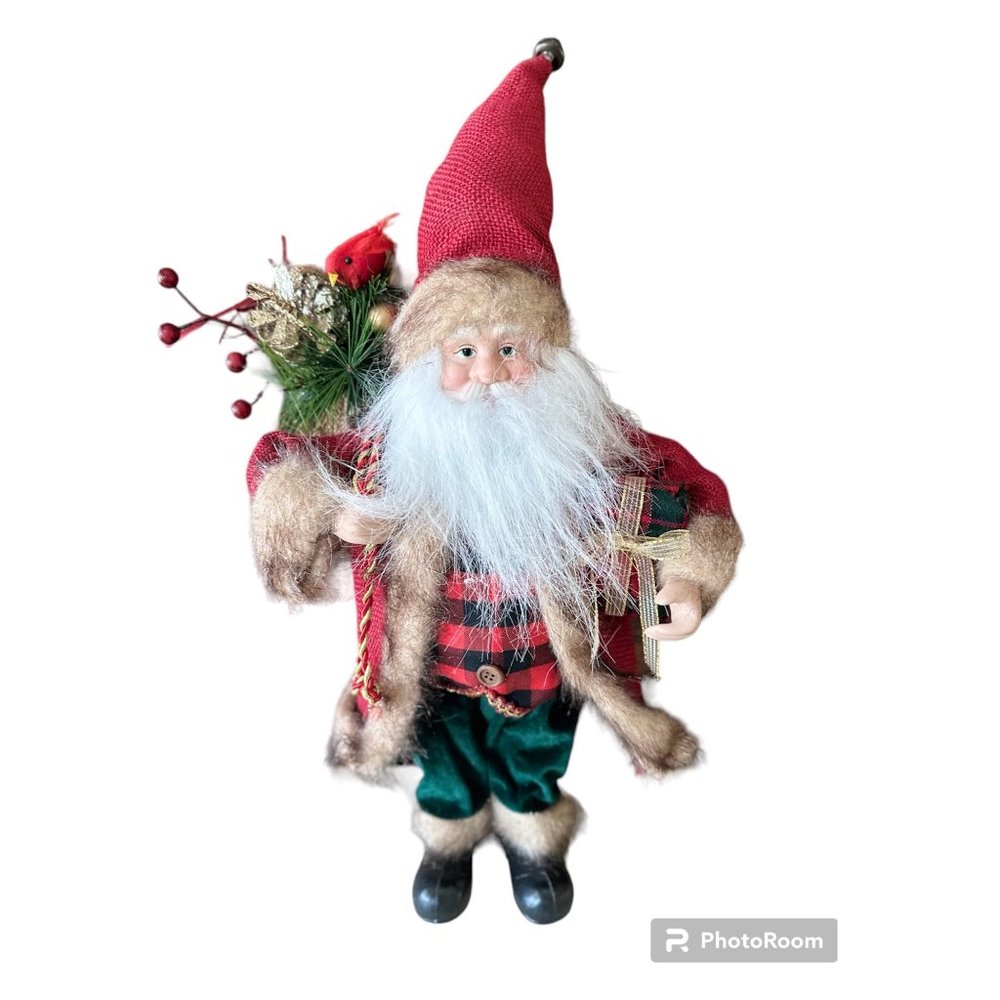 Christmas standing Santa 18" Tall Christmas Bag
